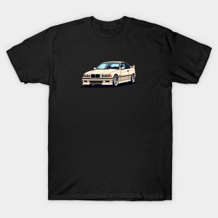 Beige BMW E36 M3 T-Shirt